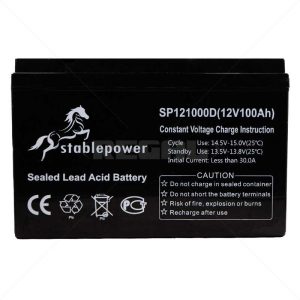 Stable Power Battery 12VDC 100Ah Deep Cycle
