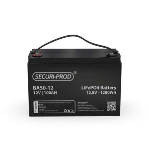 Securi-Prod Battery 12V 100Ah Lithium LiFePO4