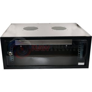 Cabinet 4U Wall Box Solid 400mm Excl Fans & Power