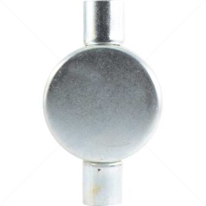 Conduit Bosal - 20mm 2-Way Box Galvanised Incl Lid & Screws
