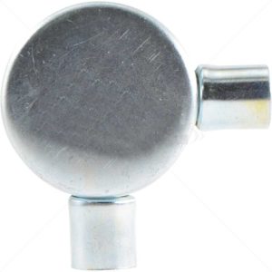 Conduit Bosal - 20mm 2-Way Angle Box Galvanised Incl Lid & Screws