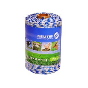 Nemtek Agri Poly Wire - Blue MIX3 - 200m