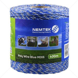 Nemtek Agri Poly Wire - Blue MIX6 - 400m