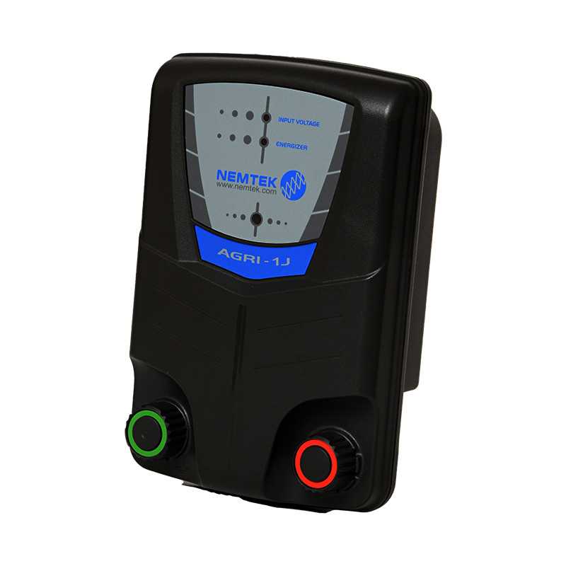 Nemtek Agri Energizer Agri 1J - 10km Energizer (Battery /Mains)