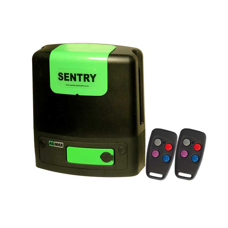 Sentry A6 MAX Sliding Gate Motor + 2x TX4 Code Hopping
