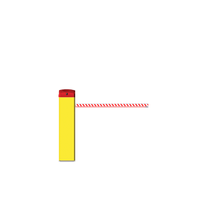 Centurion Traffic Barrier SECTOR II Boom 3m 430SS Rect Loop Det + Pole