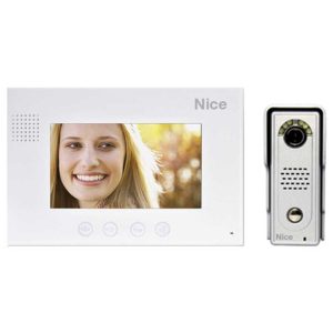 NICE 7" Colour Video Intercom Kit Incl Die Cast Aluminium Gate Station