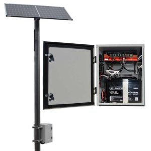 Solar Kit RMS, Switch, Encl, Solar Panel, Batt - Max 70W Excl Pole