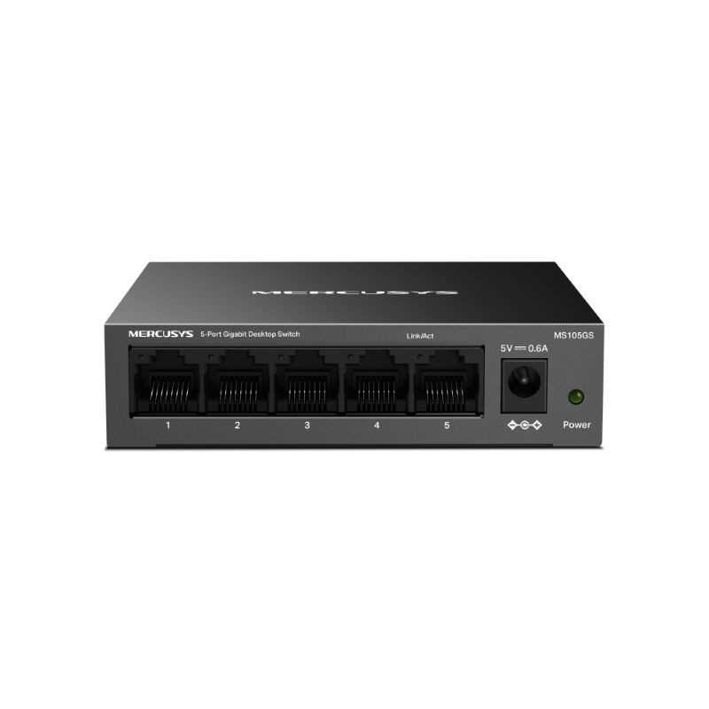 Mercusys 5 Port Gigabit Desktop Switch - Metal Case