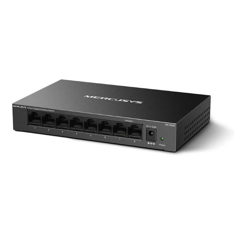 Mercusys 8 Port Gigabit Desktop Switch - Metal Case