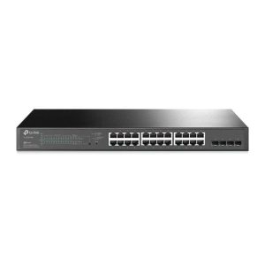 Omada 28 Port Gigabit Smart Switch With 24-Port PoE + 4 SFP Ports