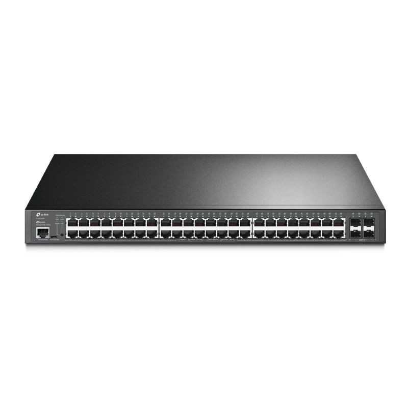 Omada 52 Port Gigabit L2+ Managed Switch, 48-Port PoE + 4 SFP Ports