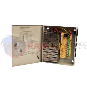 Power Supply CCTV 9way 10Amp Distribution Box